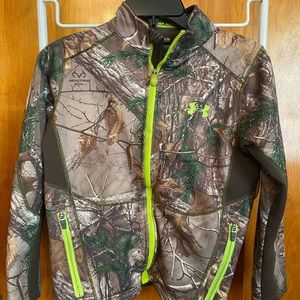UA boys scent control camo jacket